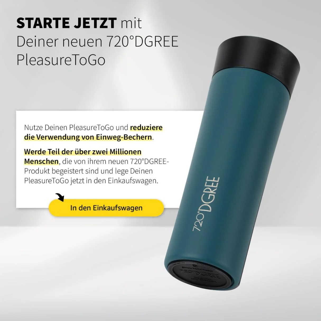 PleasureToGo 2.0 - Edelstahl Thermo-Kaffeebecher - Image 23