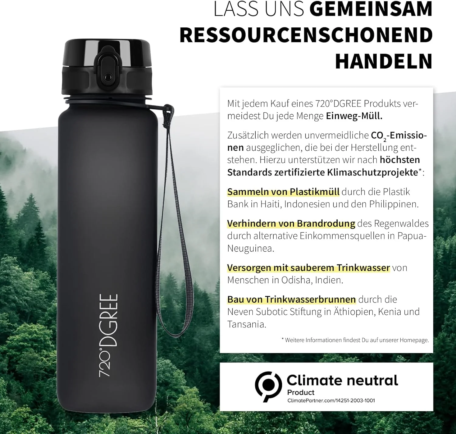 uberBottle Trinkflasche | softTouch Sieb - Image 91