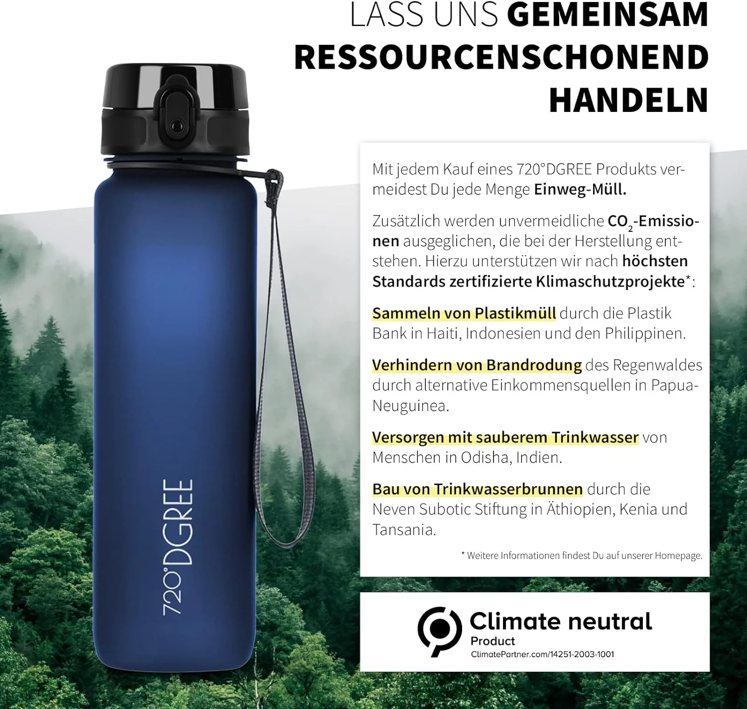 uberBottle Trinkflasche | softTouch Fruchtbehälter - Image 112